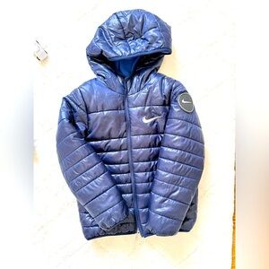 Nike Waterproof Navy Blue Puffer Jacket